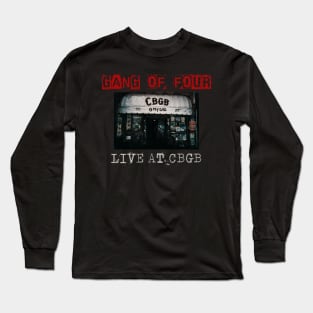 gang of four live at cbgb Long Sleeve T-Shirt